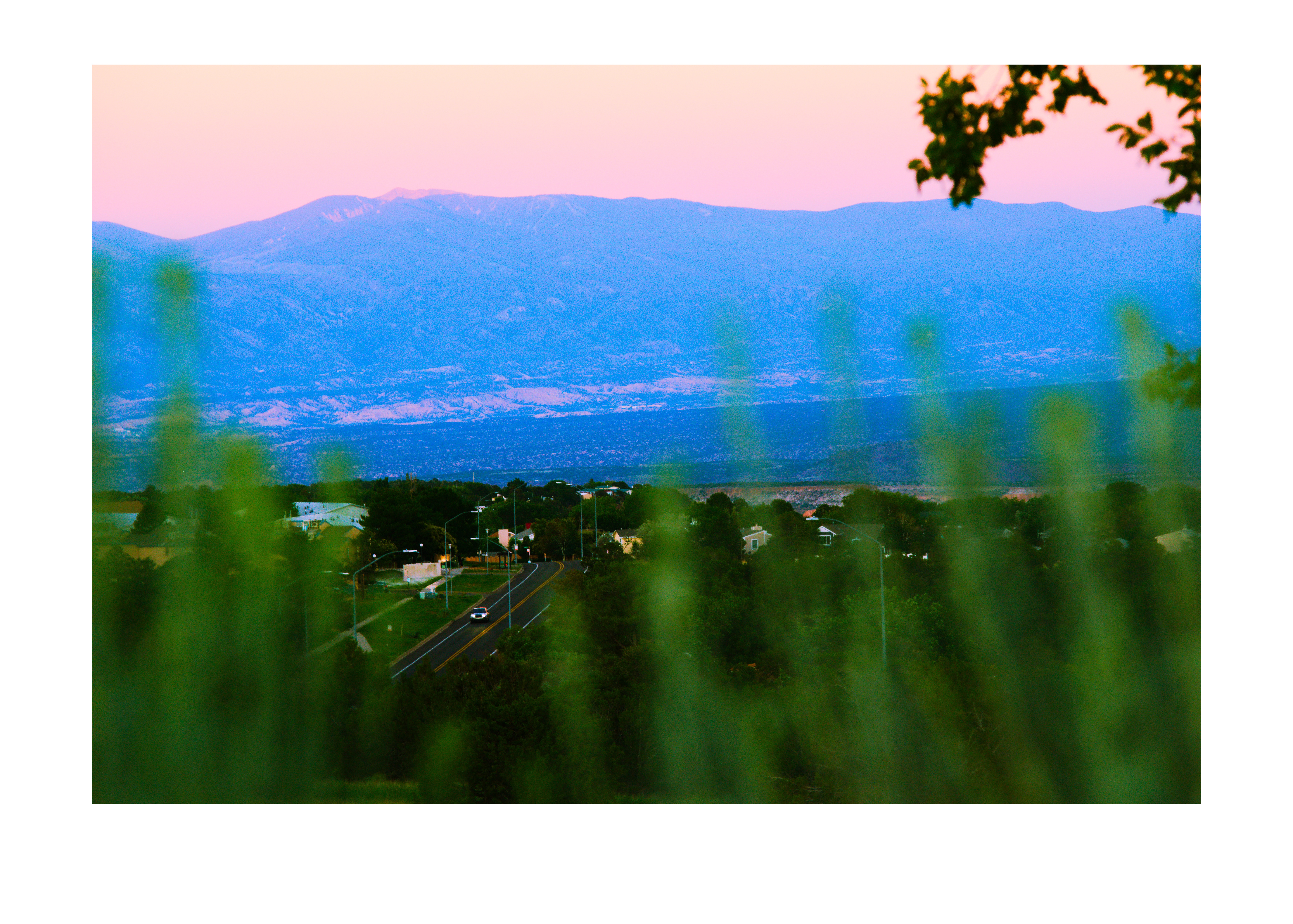 evening mountain road